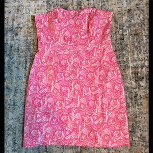 VINEYARD VINES SHELLS ALLOVER PRINT DRESS! SZ 14